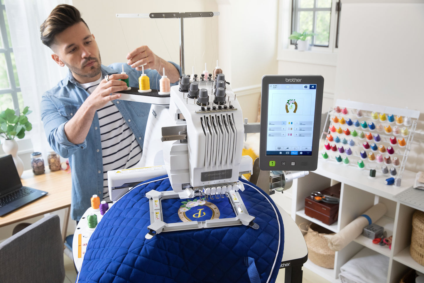 Brother Entrepreneur PR680W Embroidery Machine - February Special Offer