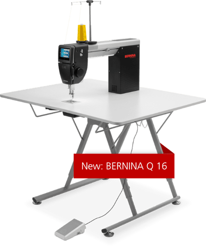 EX-Show Bernina Q16 Quilting Machine with folding table (like new-rating 10/10)