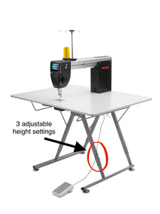 Bernina Q 20 + Folding Table (New Adjustable height - 3 settings)